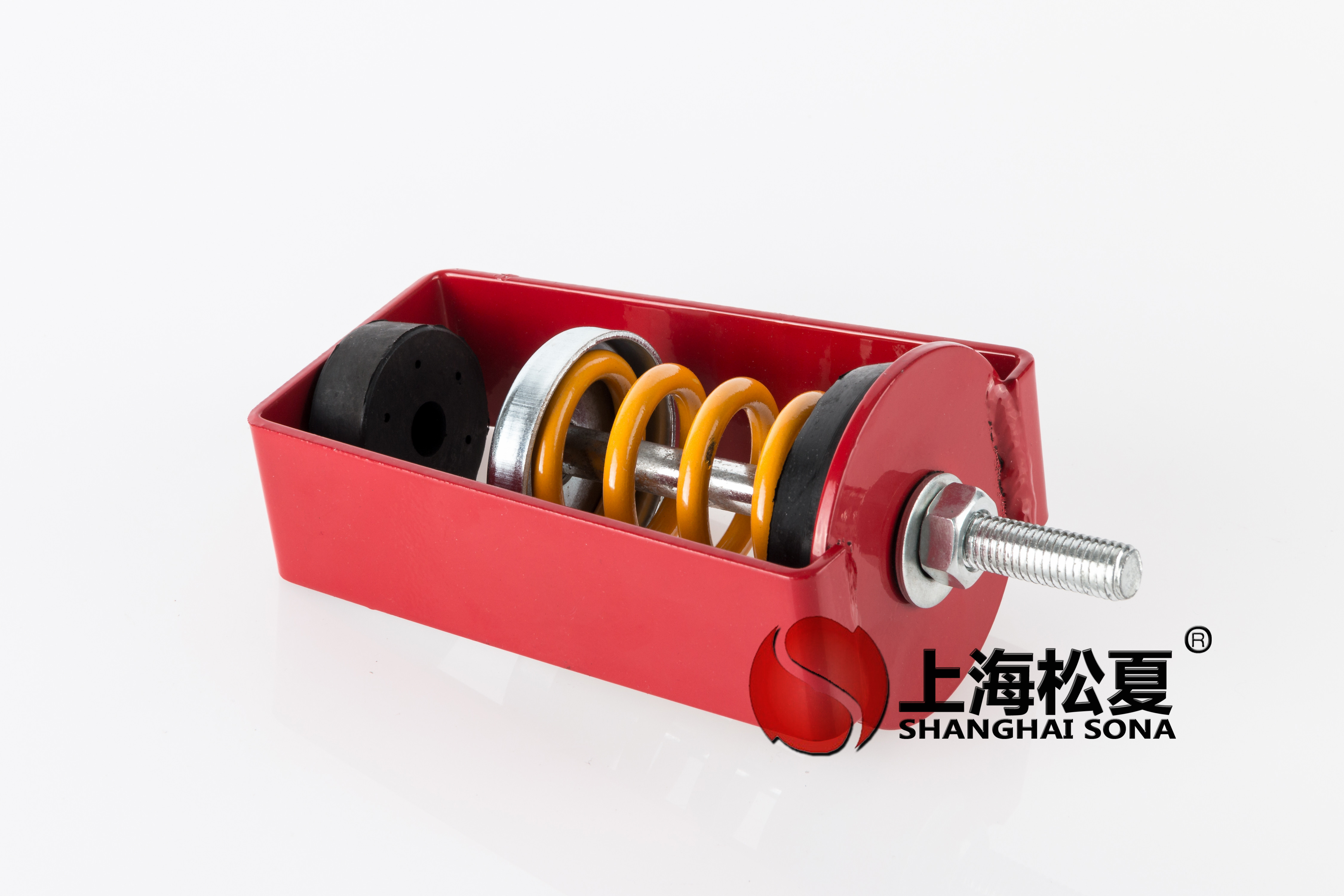 空壓機噪音治理安裝<a href='http://www.chinazcst.com' target='_blank'><u>減震器</u></a>是方法之一